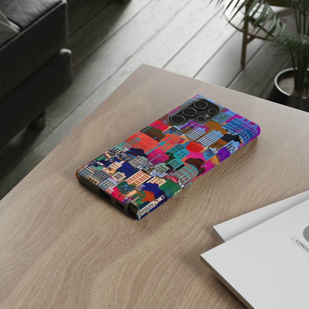 Cute Samsung Case | Cool Iphone Case | Summer City Skyline, Samsung S24, S23, S22, S21, IPhone 15 Case | Iphone 14 Case, Iphone 13 Case - Studio40ParkLane