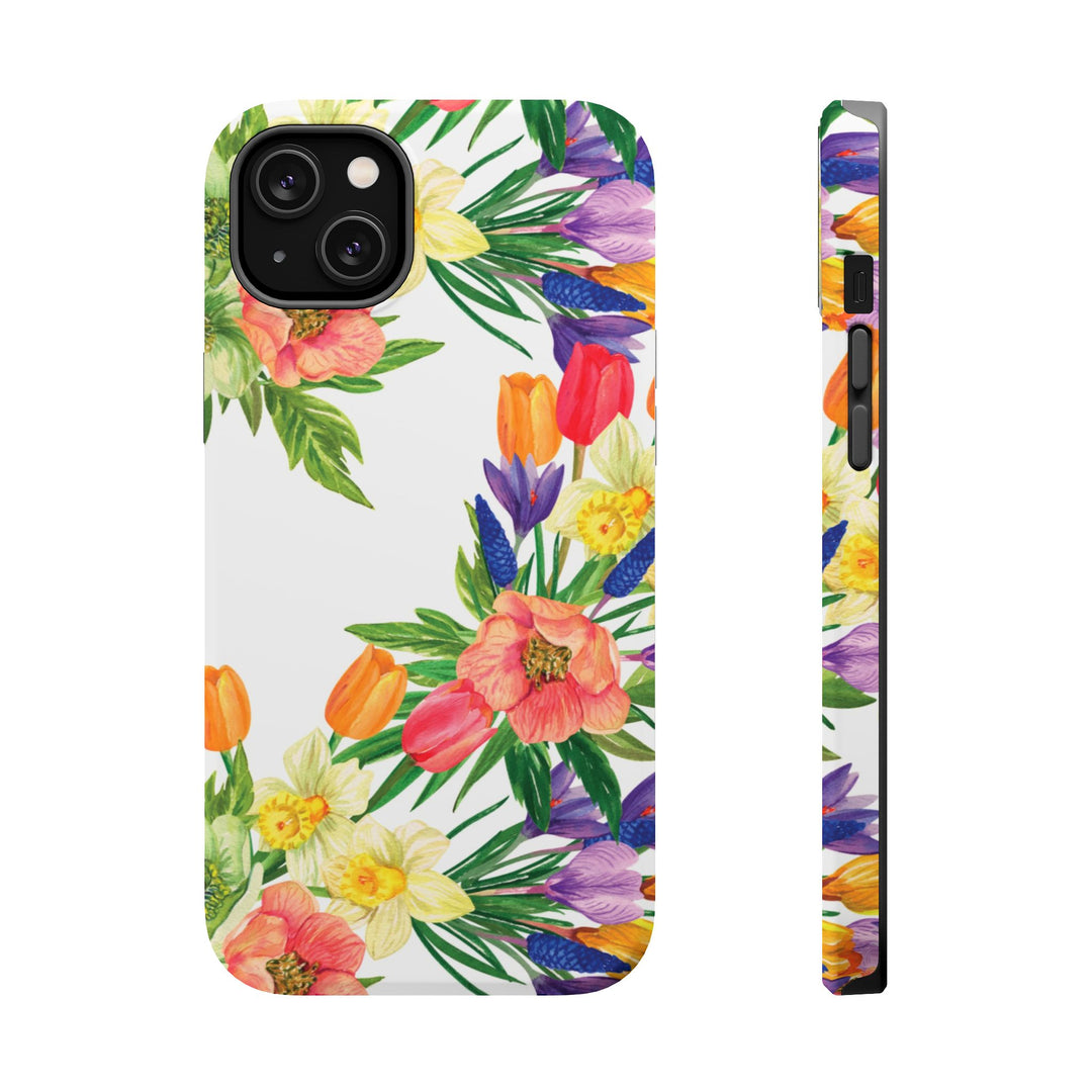 Spring Flowers Magsafe Cute Phone Case for Iphone Gift for Her, iPhone 16 Case iPhone 15 Pro Max Case, Iphone 14, Iphone 14 Pro Max, 13, 12 - Studio40ParkLane
