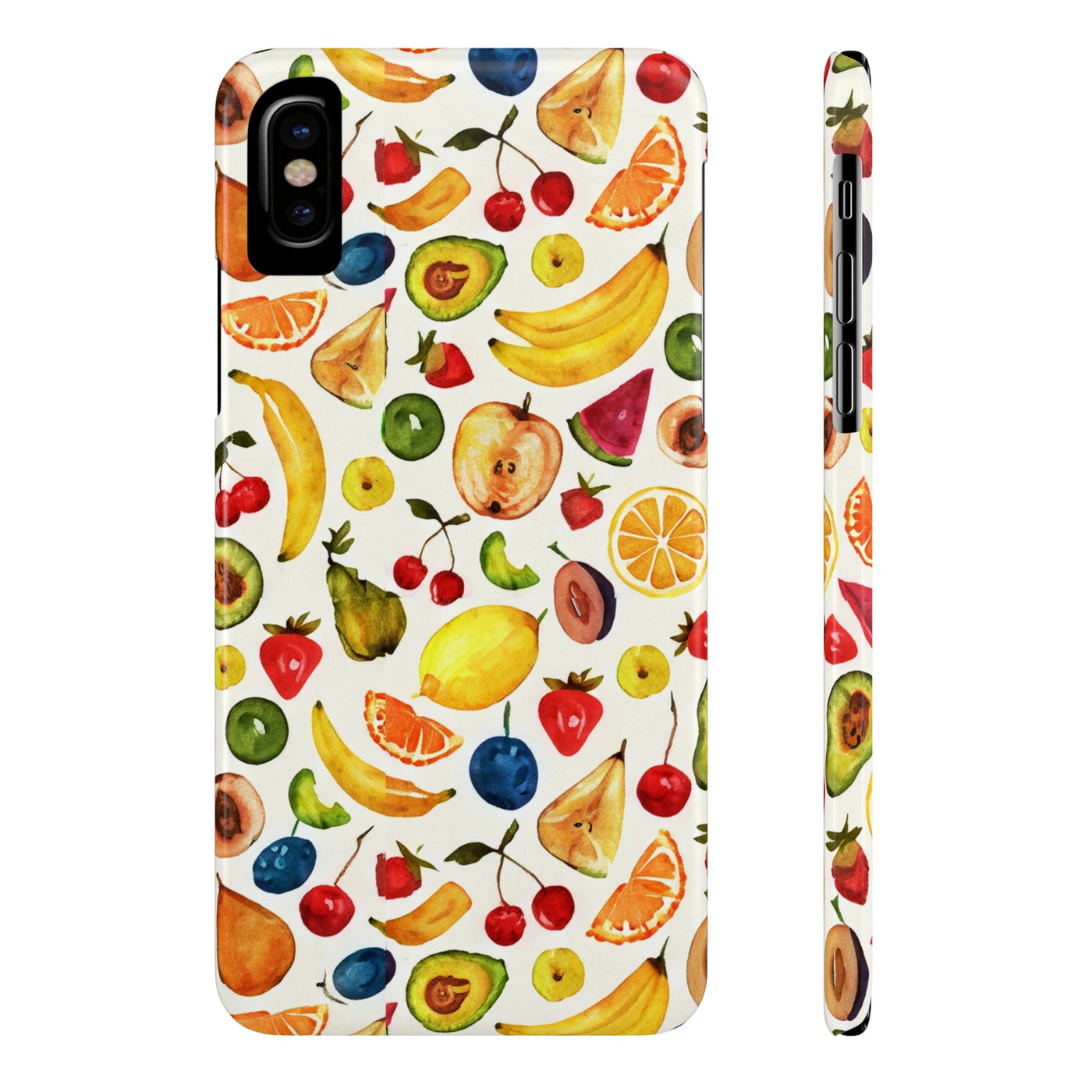 Fruit Mix Display Slim Cute Phone Cases for Iphone  | iPhone 15 Case | iPhone 15 Pro Max Case, Iphone 14, Iphone 14 Pro Max, Iphone 13