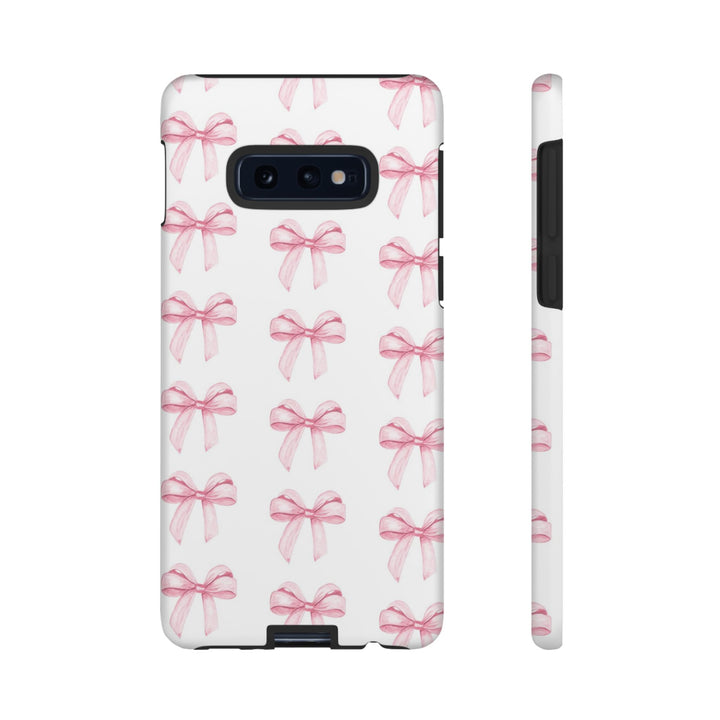 Pink Bows Cute Phone Case, for IPhone 16 Pro Max | Iphone 15, Iphone 14, IPhone 13 Case, 11 8 7, Samsung Galaxy S24, S23, S22, S21, 2 Layer Protection - Studio40ParkLane