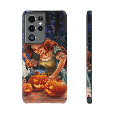 Autumn Fall Pumpkin Fairy Gift for Her Cute Phone Case for, Samsung Galaxy S24, S23, S22, S21, IPhone 16 Case | Iphone 15, Iphone 14, IPhone 13 Case