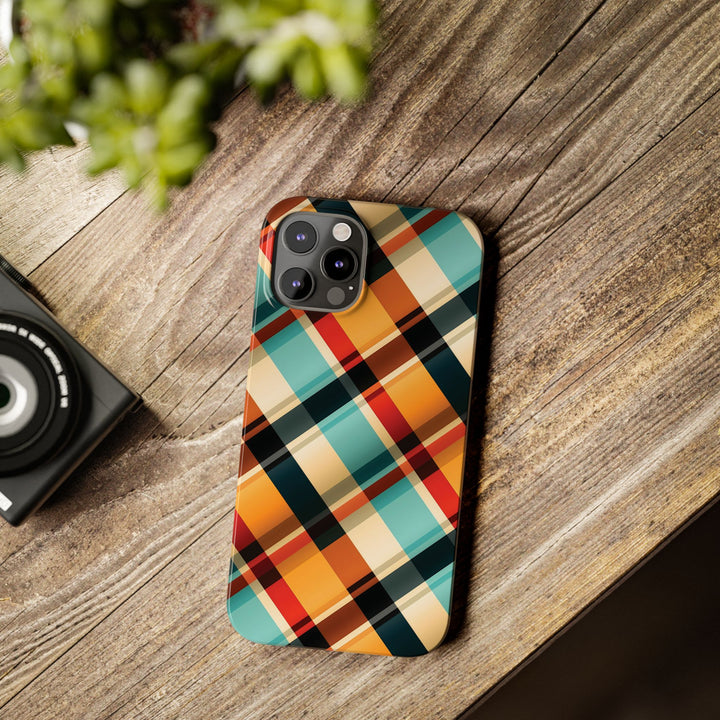 Slim Checkered Plaid Gift for Her Cute Phone Cases for Iphone 16 Pro Max | iPhone 15 Case | iPhone 15 Pro Max Case, Iphone 14, 13, 12, 11, 10, 8, 7 - Studio40ParkLane