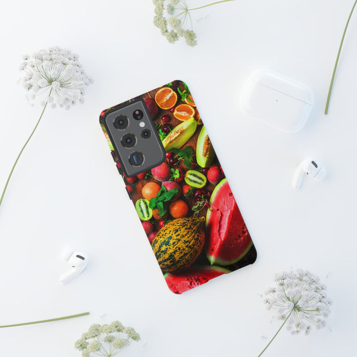 Fall Fruit Collage Cute Phone Case for, Samsung Galaxy S24, S23, S22, S21, IPhone 16 Case | Iphone 15, Iphone 14, IPhone 13 Case Mom Dad Gift - Studio40ParkLane