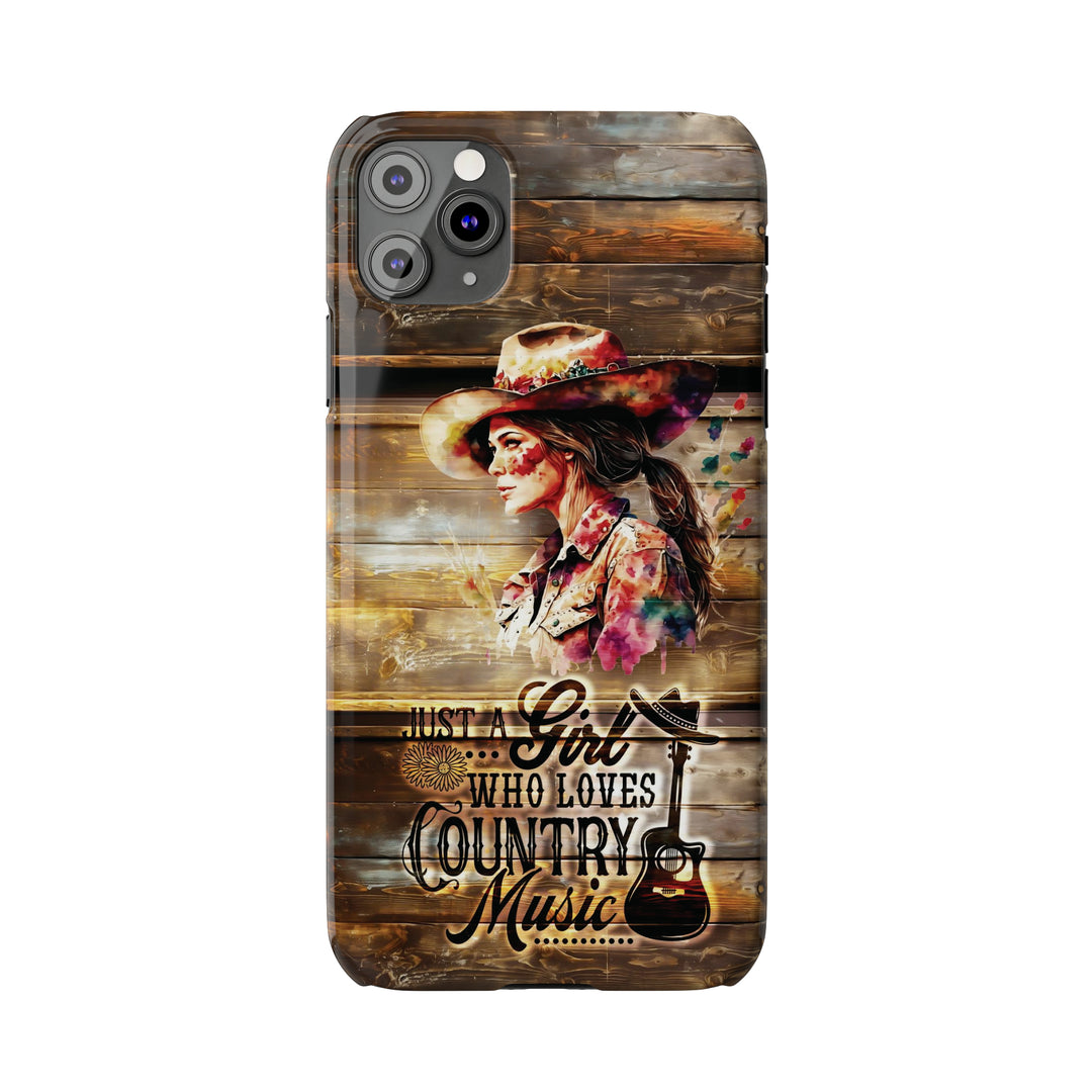Slim Cute Phone Cases for Iphone - | iPhone 15 Case | iPhone 15 Pro Max Case, Iphone 14 Case, Iphone 14 Pro Max, Iphone 13, Country Music Girl - Studio40ParkLane