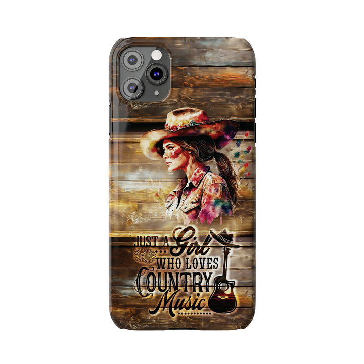 Slim Cute Phone Cases for Iphone - | iPhone 15 Case | iPhone 15 Pro Max Case, Iphone 14 Case, Iphone 14 Pro Max, Iphone 13, Country Music Girl - Studio40ParkLane