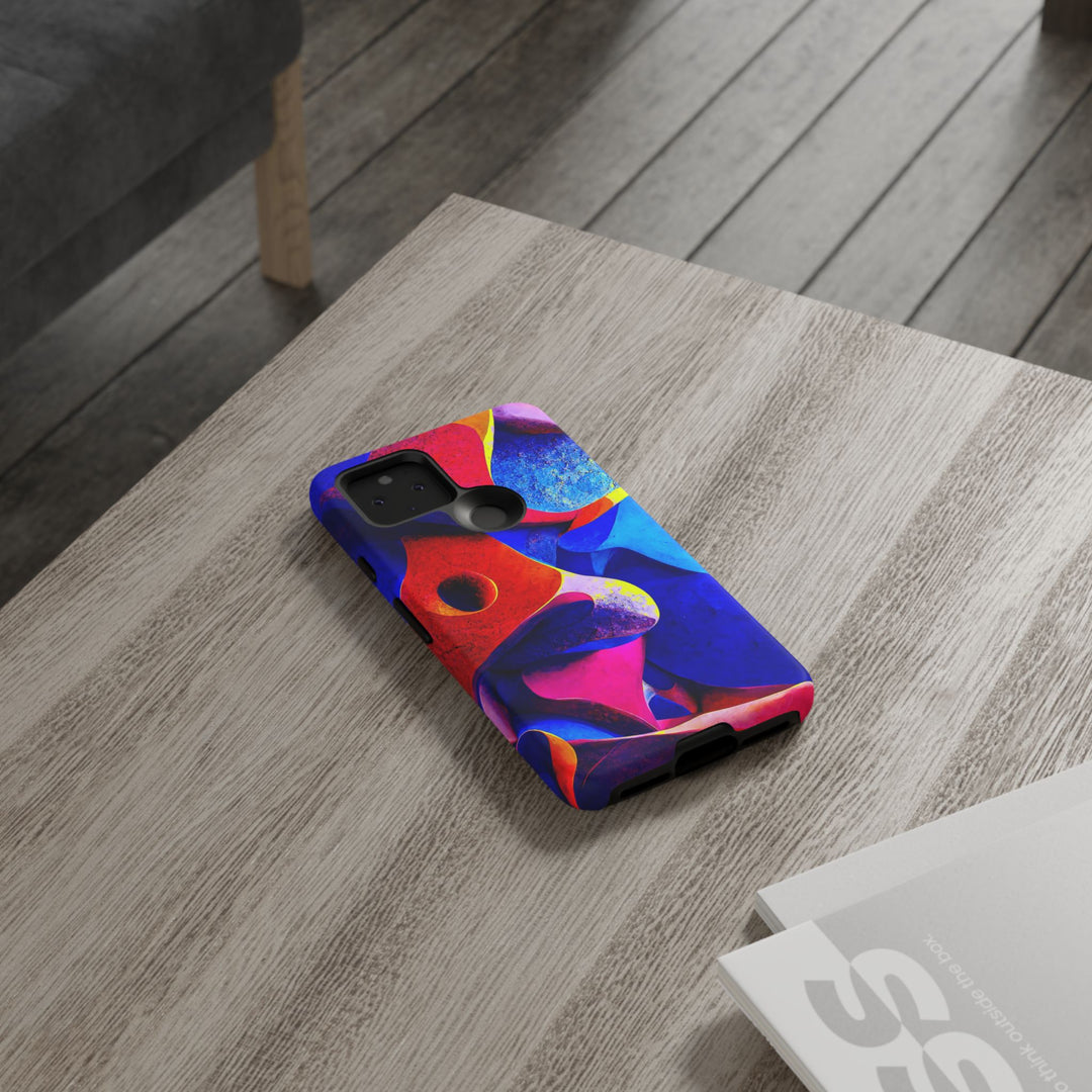 Impact Resistant, Abstract Shapes, Cute Phone Cases for Samsung S24, S23, S22, S21, IPhone 15 pro Iphone 14 pro Iphone 13 IPhone 12 Iphone 11 - Studio40ParkLane