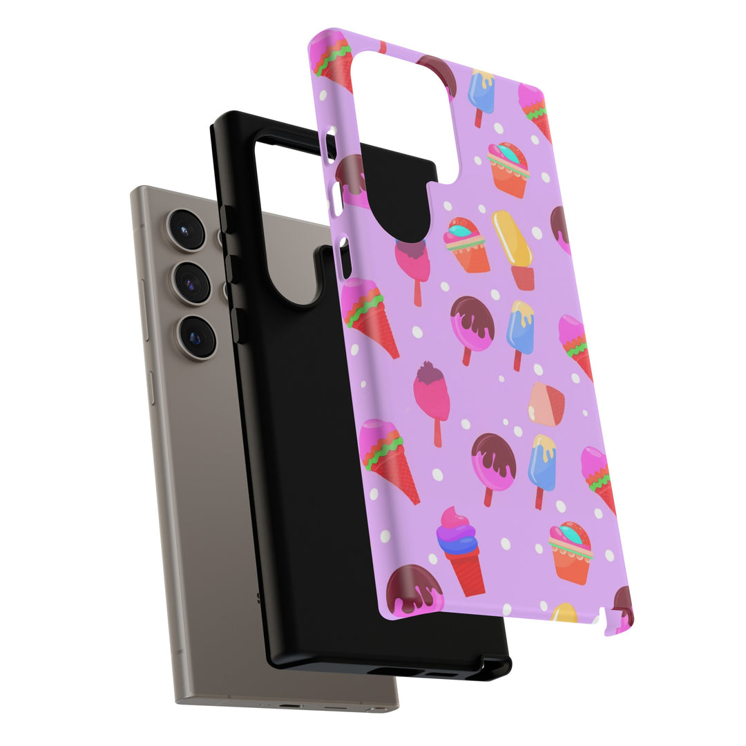 Cute Samsung Case | Cool Iphone Case | Summer Pink Ice - Cream, Samsung S24, S23, S22, S21, IPhone 15 Case | Iphone 14 Case, Iphone 13 Case - Studio40ParkLane