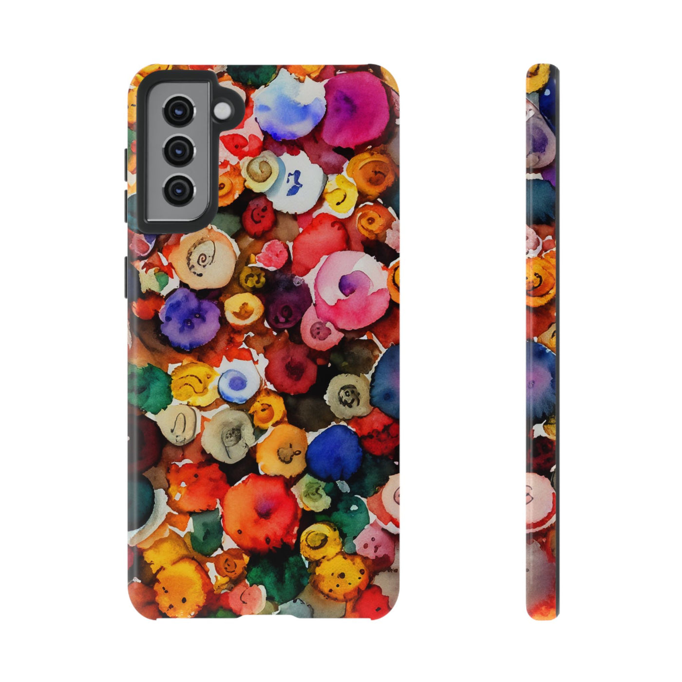 Impact Resistant, Fall Colors Buttons, Cute Phone Cases for Samsung S24, S23, S22, S21, IPhone 15 pro Iphone 14 pro Iphone 13 IPhone 12 Iphone 11