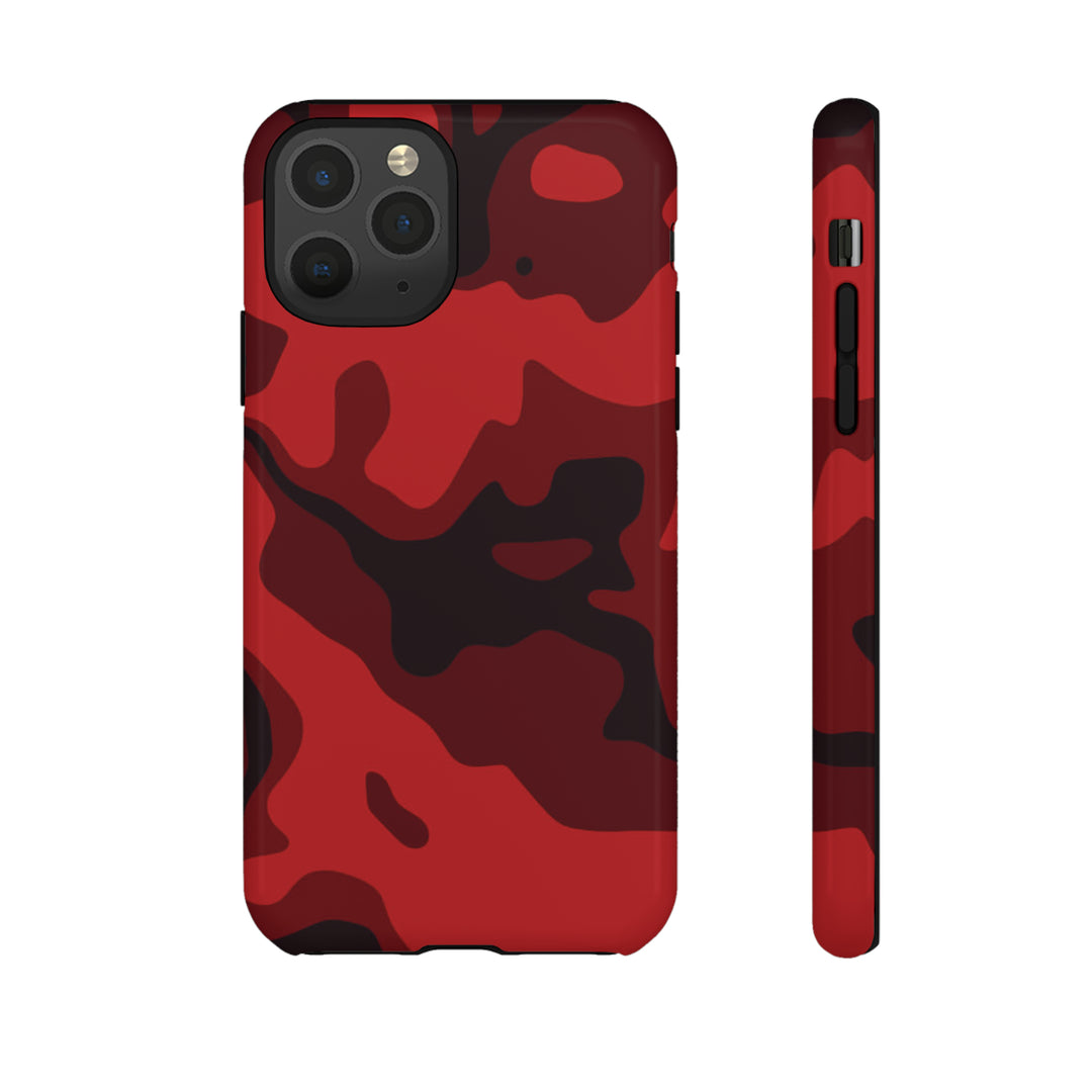 Cool Phone Case | Red Camouflage, For iPhone 15 Case | iPhone 15 Pro Case, Iphone 14 Case, Iphone 14 Pro Max Case, Protective Iphone Case - Studio40ParkLane