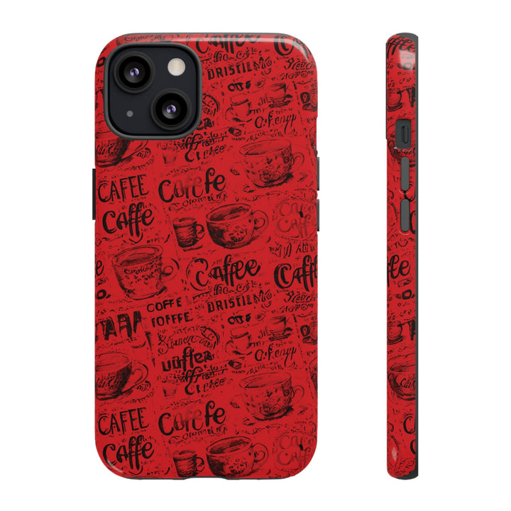 Cute IPhone Case | Red Black Coffee, iPhone 15 Case | iPhone 15 Pro Case, Iphone 14 Case, Iphone 14 Pro Max Case, Protective Iphone Case - Studio40ParkLane