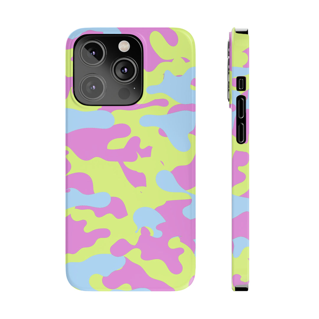 Slim Cute Phone Cases for Iphone - | iPhone 15 Case | iPhone 15 Pro Max Case, Iphone 14 Case, Iphone 14 Pro Max, Iphone 13, Spring Camouflage - Studio40ParkLane