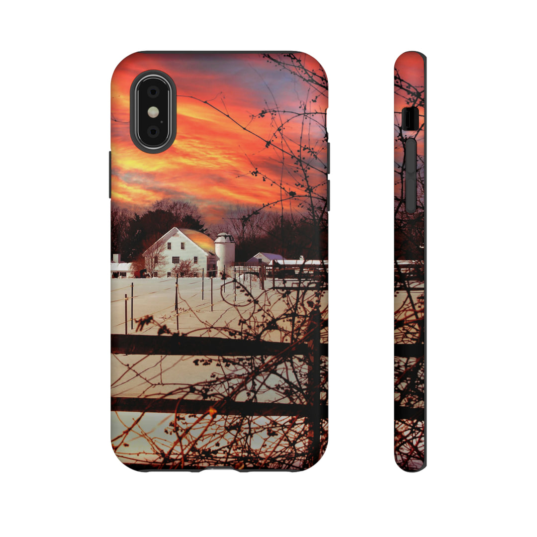 Cool Phone Case | Winter Sunset, For iPhone 15 Case | iPhone 15 Pro Case, Iphone 14 Case, Iphone 14 Pro Max Case, Protective Iphone Case - Studio40ParkLane