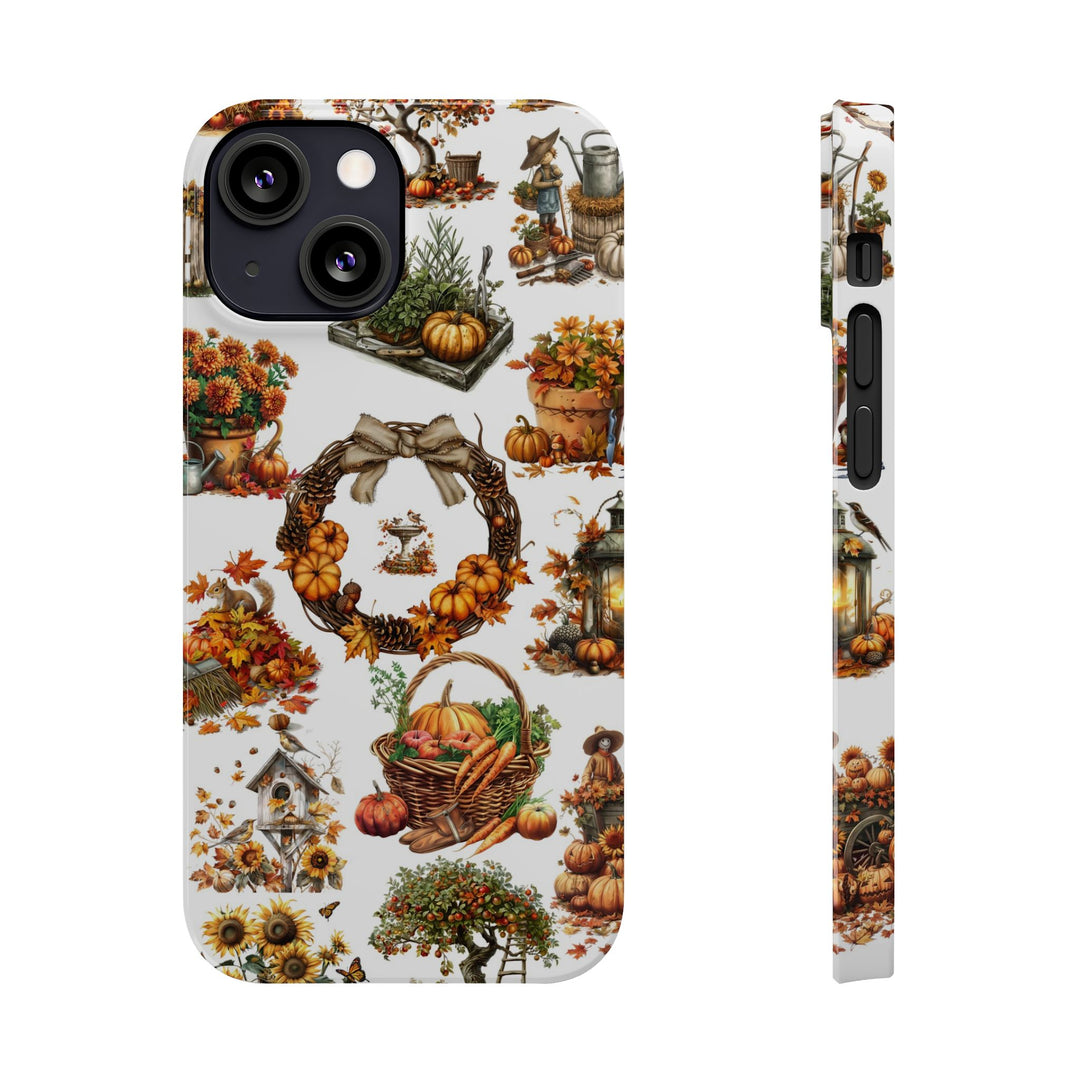 Slim Fall Leaves Collage Cute Phone Cases for Iphone | iPhone 15 Case | iPhone 15 Pro Max Case, Iphone 14, Iphone 14 Pro Max, Iphone 13, 12 - Studio40ParkLane