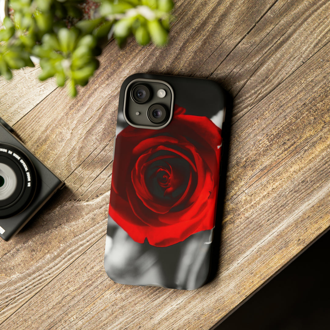 Cute IPhone Case | iPhone 15 Case | iPhone 15 Pro Max Case, Iphone 14 Case, Iphone 14 Pro Max Case IPhone Case for Art Lovers - Red Rose - Studio40ParkLane