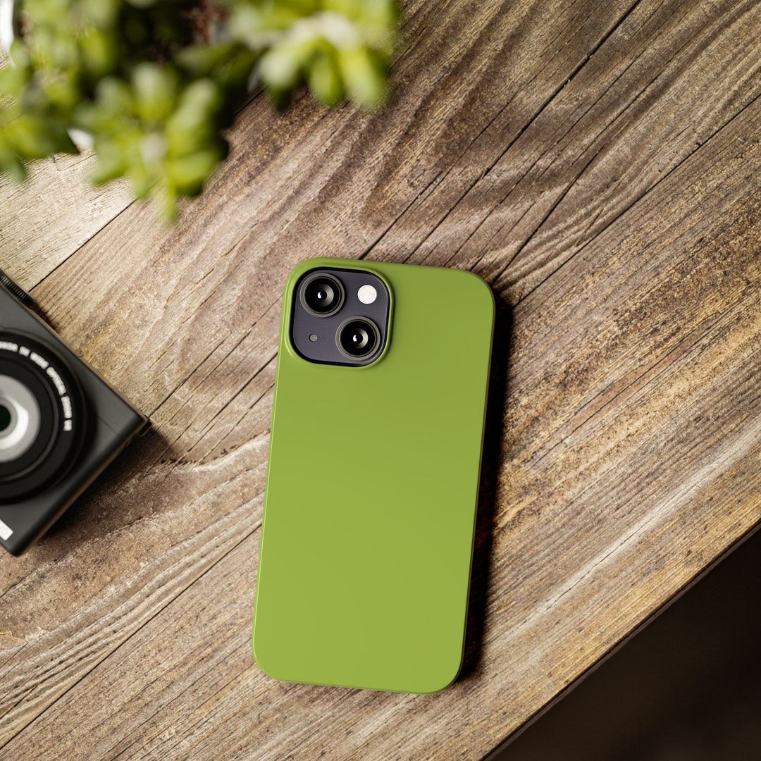 Slim Chartreuse Green Gift for Her Aesthetic Cute Phone Case for Iphone 16 - | iPhone 15 Pro Max Case | iPhone 14 Case 13 12 11 10 9 8 7 - Studio40ParkLane