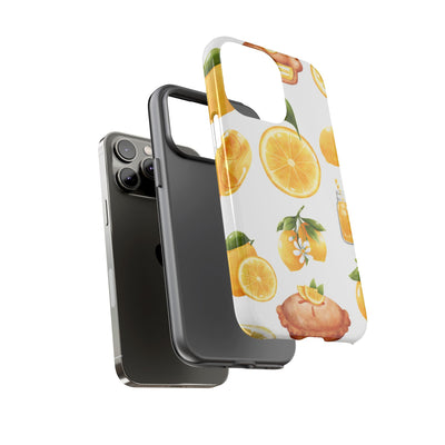 Impact Resistant, Lemon Fruit Pie, Cute Phone Cases for Samsung S24, S23, S22, S21, IPhone 15 pro Iphone 14 pro Iphone 13 IPhone 12 Iphone 11