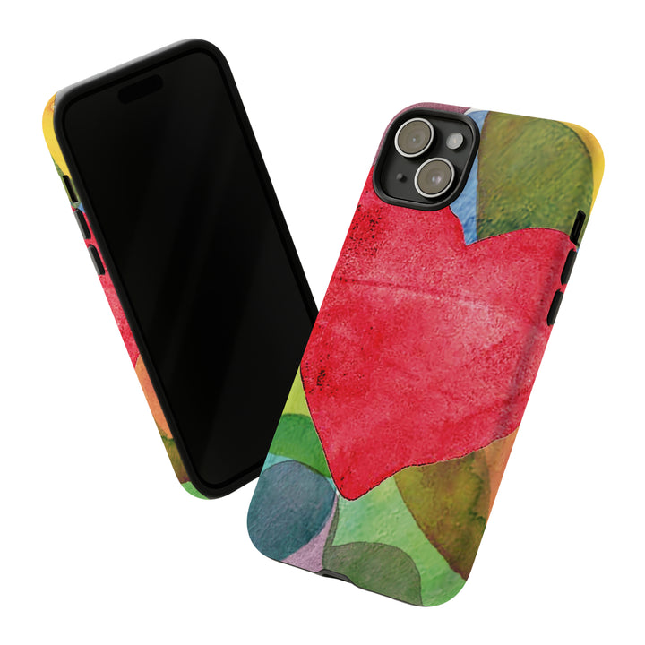 Cute IPhone Case | iPhone 15 Case | iPhone 15 Pro Max Case, Iphone 14 Case, Iphone 14 Pro Max Case IPhone Case for Art Lovers, Red Heart - Studio40ParkLane