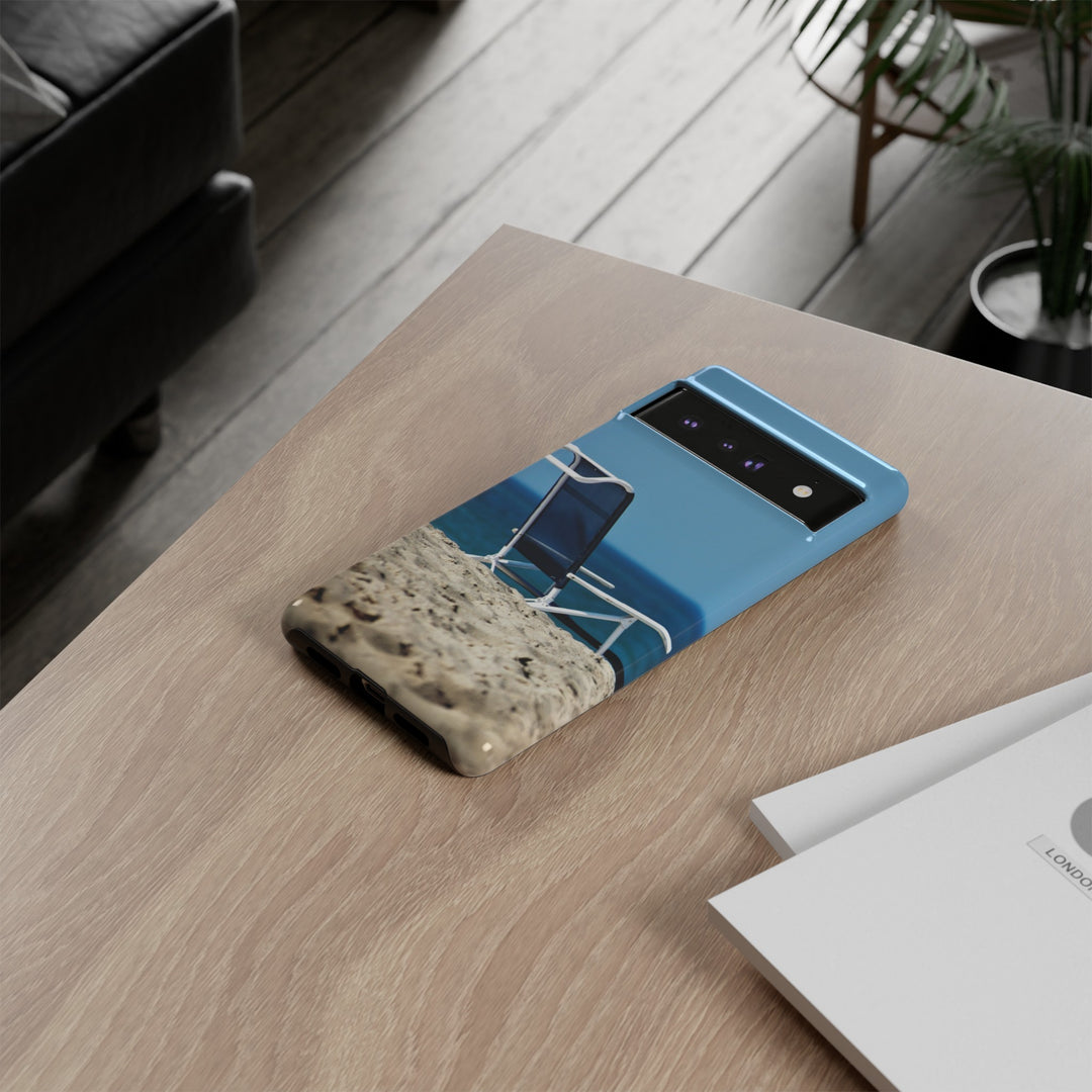 Cute Samsung Case | Cool Iphone Case | Summer Blue Beach Chair, Samsung S24, S23, S22, S21, IPhone 15 Case | Iphone 14 Case, Iphone 13 Case - Studio40ParkLane