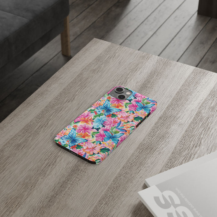 Slim Butterflies Flowers Gift for Her Cute Phone Cases for Iphone 16 Pro Max | iPhone 15 Case | iPhone 15 Pro Max Case, Iphone 14, 13, 12, 11, 10, 8, 7 - Studio40ParkLane