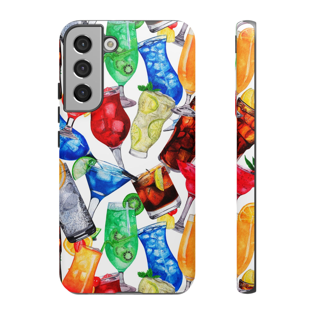 Cute Samsung Case | Cool Iphone Case | Summer Fruit Cocktail, Samsung S24, S23, S22, S21, IPhone 15 Case | Iphone 14 Case, Iphone 13 Case - Studio40ParkLane