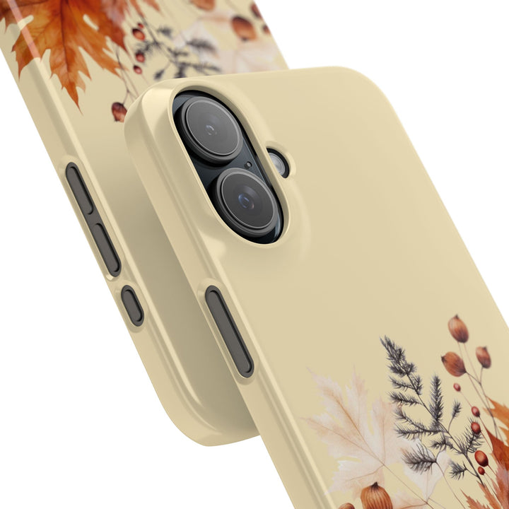 Slim Fall Leaves Foliage Cute Phone Cases for Iphone 16 | iPhone 15 Case | iPhone 15 Pro Max Case, Iphone 14, Iphone 14 Pro Max, Iphone 13, Slim Mom Dad Gift - Studio40ParkLane