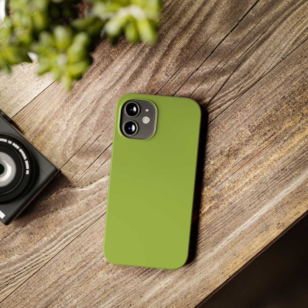 Slim Chartreuse Green Gift for Her Aesthetic Cute Phone Case for Iphone 16 - | iPhone 15 Pro Max Case | iPhone 14 Case 13 12 11 10 9 8 7 - Studio40ParkLane