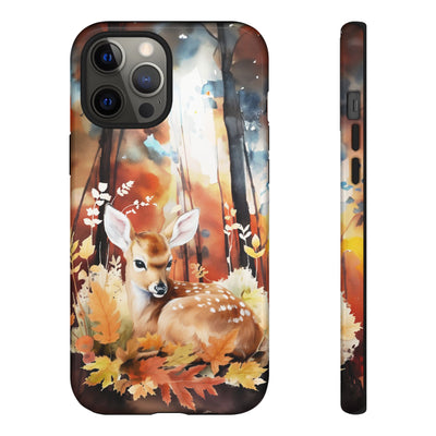 Autumn Fall Deer Forest Gift for Her Cute Phone Case for, Samsung Galaxy S24, S23, S22, S21, IPhone 16 Case | Iphone 15, Iphone 14, IPhone 13 Case