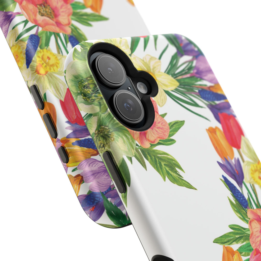 Spring Flowers Magsafe Cute Phone Case for Iphone Gift for Her, iPhone 16 Case iPhone 15 Pro Max Case, Iphone 14, Iphone 14 Pro Max, 13, 12 - Studio40ParkLane