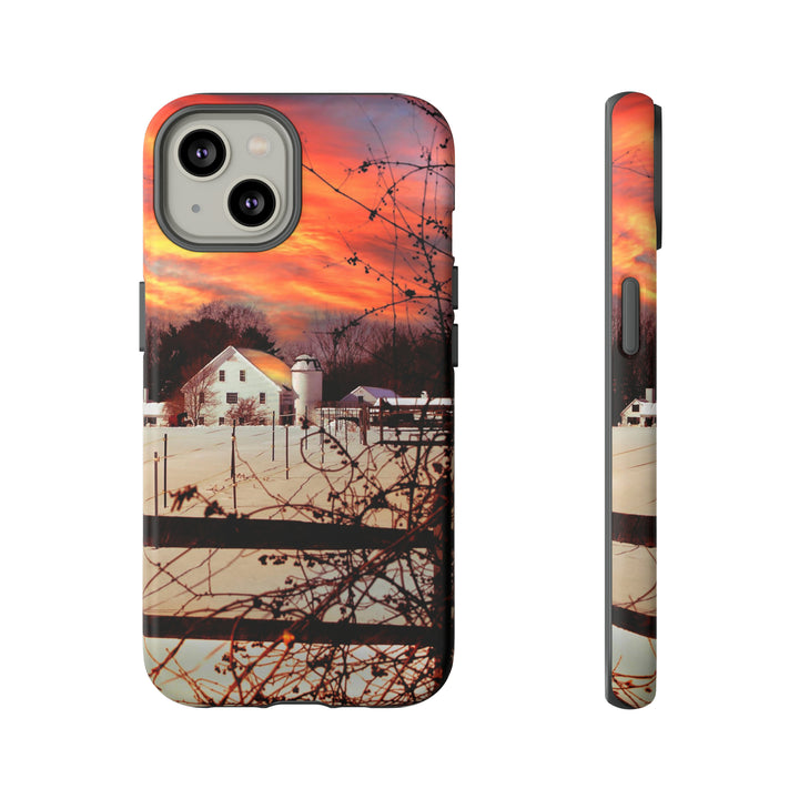 Cool Phone Case | Winter Sunset, For iPhone 15 Case | iPhone 15 Pro Case, Iphone 14 Case, Iphone 14 Pro Max Case, Protective Iphone Case - Studio40ParkLane