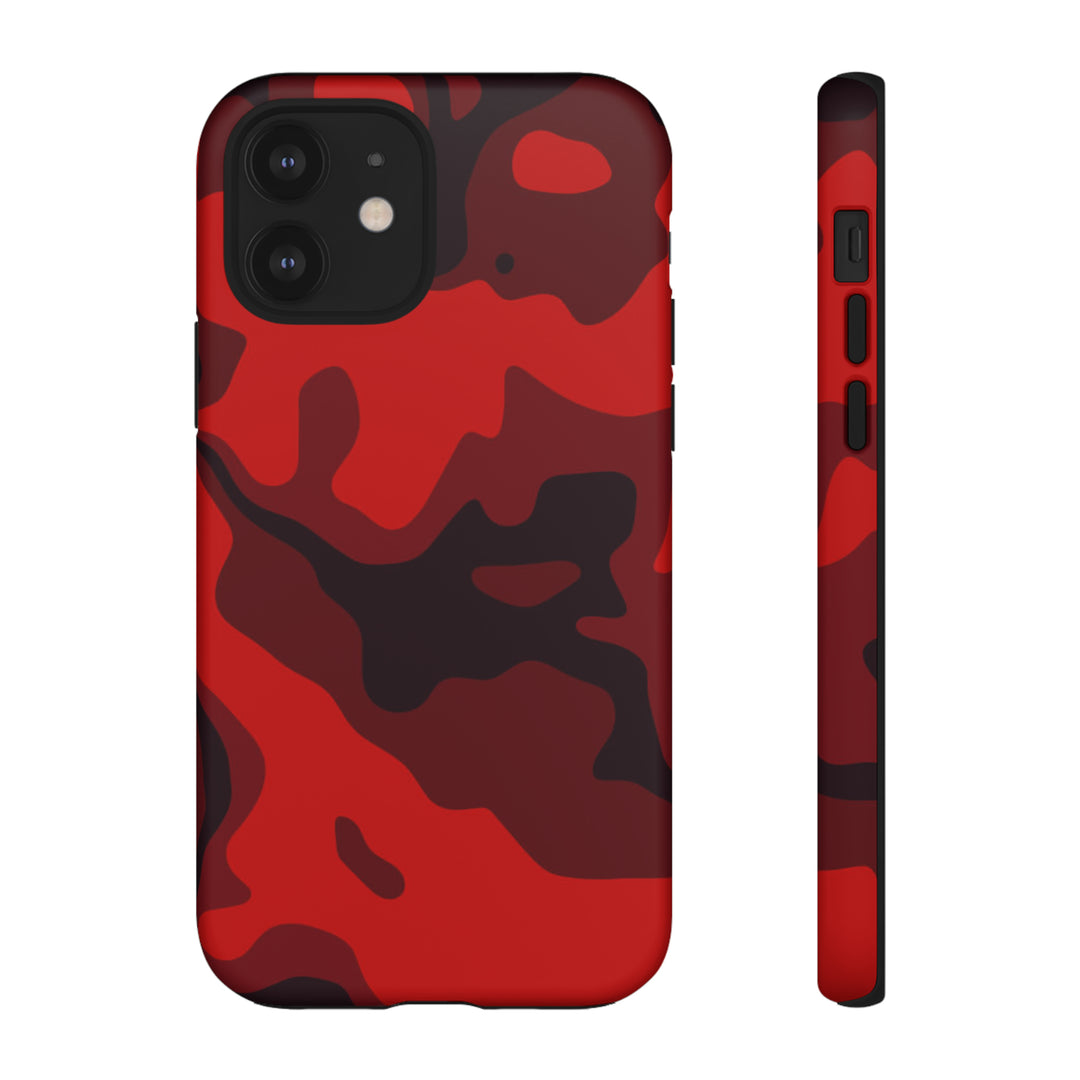 Cute IPhone Case | iPhone 15 Case | iPhone 15 Pro Max Case, Iphone 14 Case, Iphone 14 Pro Max Case IPhone Case for Art Lovers - Red Camo - Studio40ParkLane