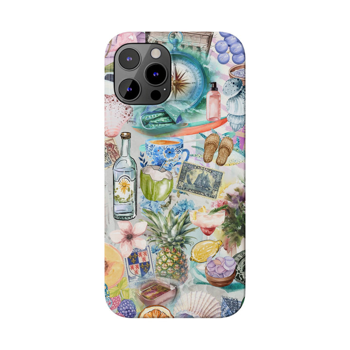 Slim Travel Coquette Collage Slim Cute Phone Cases for Iphone | iPhone 15 Case | iPhone 15 Pro Max Case, Iphone 14, Iphone 14 Pro Max, Iphone 13 - Studio40ParkLane