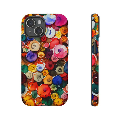 Impact Resistant, Fall Colors Buttons, Cute Phone Cases for Samsung S24, S23, S22, S21, IPhone 15 pro Iphone 14 pro Iphone 13 IPhone 12 Iphone 11