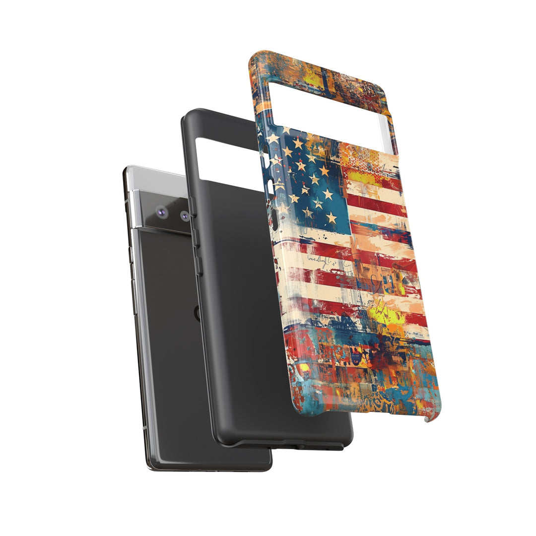 Impact Resistant, American Flag, Cute Phone Cases for Samsung S24, S23, S22, S21, IPhone 15 pro Iphone 14 pro Iphone 13 IPhone 12 Iphone 11 - Studio40ParkLane