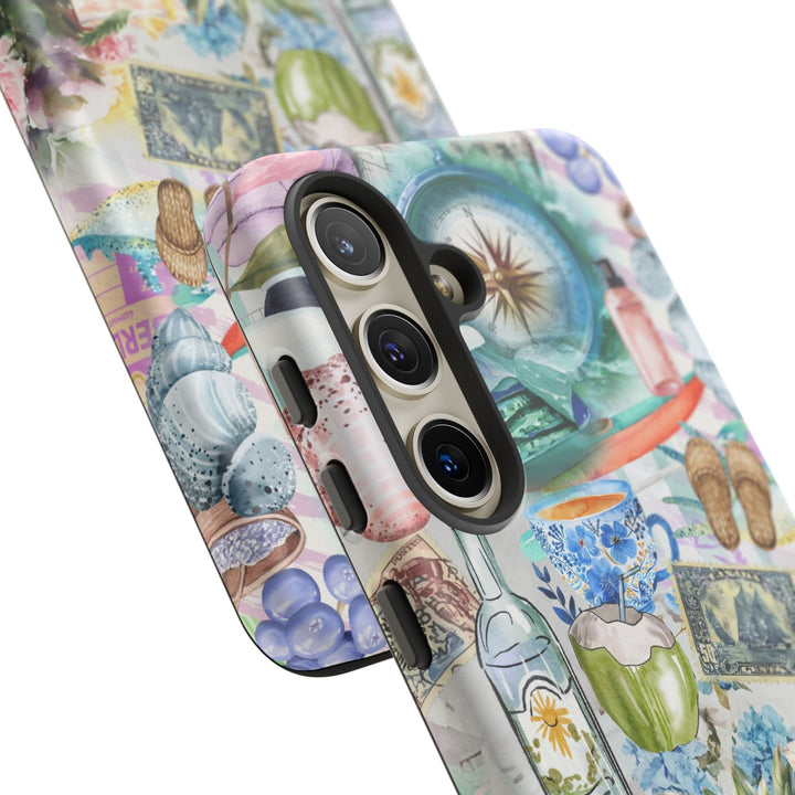 Impact Resistant, Travel Coquette Collage, Cute Phone Cases for Samsung S24, S23, S22, S21, IPhone 15 pro Iphone 14 pro Iphone 13 IPhone 12 Iphone 11 - Studio40ParkLane