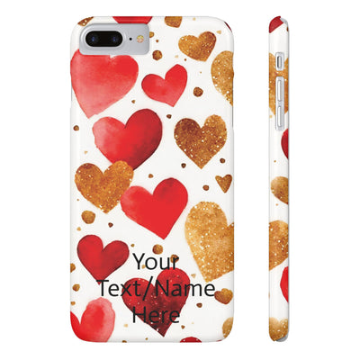 Slim Custom Personalized Valentine Love Gift for Her Cute Phone Cases for Iphone 16 Pro Max | iPhone 15 Case | iPhone 15 Pro Max Case, Iphone 14