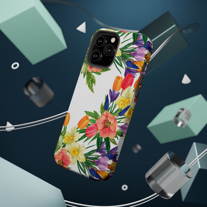 Spring Flowers Magsafe Cute Phone Case for Iphone Gift for Her, iPhone 16 Case iPhone 15 Pro Max Case, Iphone 14, Iphone 14 Pro Max, 13, 12 - Studio40ParkLane