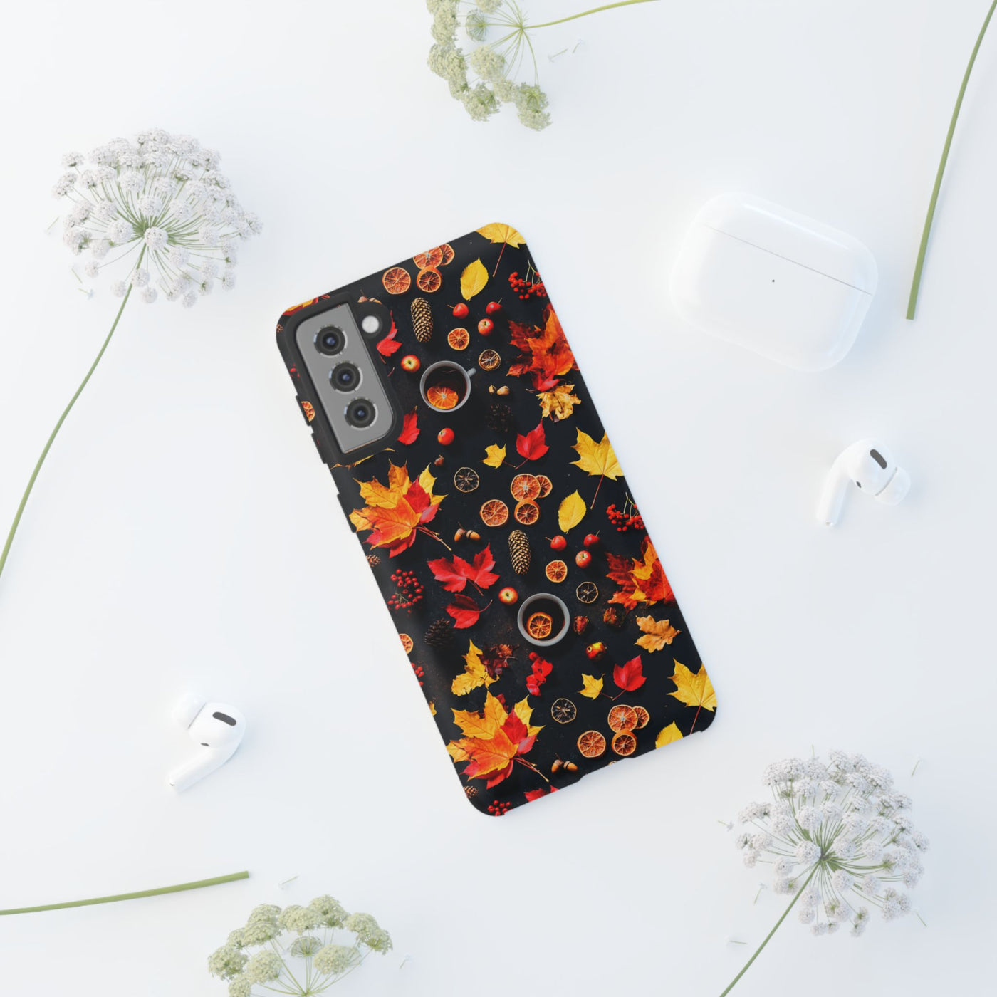 Cute Fall Fruit Phone Case Coquette Collage for, Samsung S24, S23, S22, S21, IPhone 15 Case | Iphone 14 Case, Iphone 13 Case, IPhone 16 Case