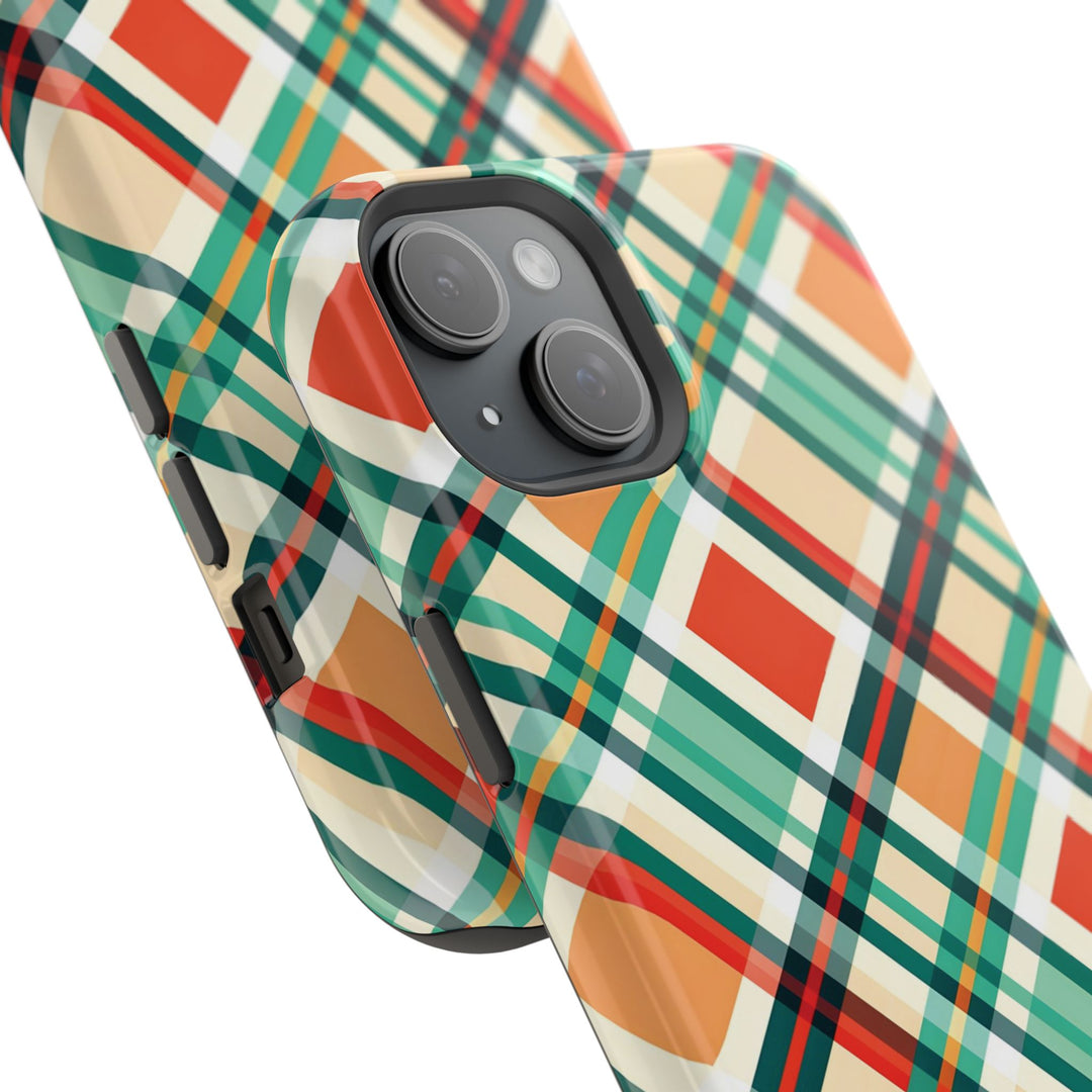 Checkered Plaid Magsafe Gift for Her Cute Phone Case for Iphone, | iPhone 16 | iPhone 15 Pro Max, Iphone 14 Pro Max, 13 12 11 10 9 8 7 - Studio40ParkLane