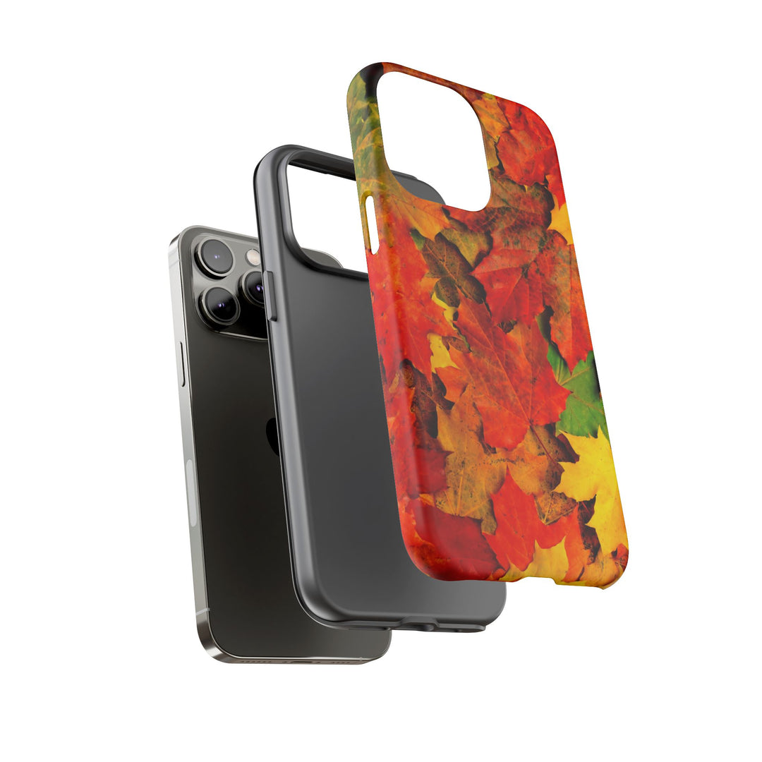 Fall Leaves Impact Resistant, Cute Phone Cases for Samsung S24, S23, S22, S21, IPhone 15 pro Iphone 14 pro Iphone 13 IPhone 12 Iphone 11 - Studio40ParkLane