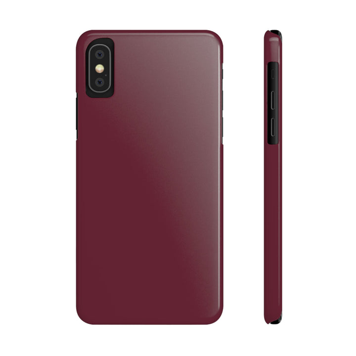 Slim Burgundy Maroon Gift for Her Aesthetic Cute Phone Case for Iphone 16 - | iPhone 15 Pro Max Case | iPhone 14 Case 13 12 11 10 9 8 7 - Studio40ParkLane