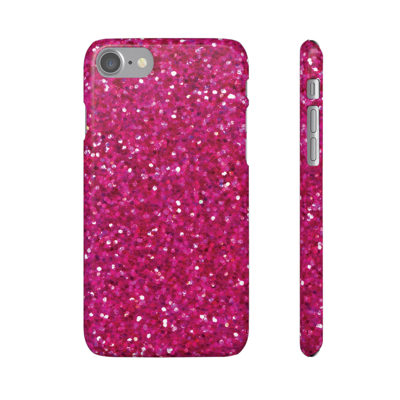 Snap Non-Glitter Muted Pink Play on "Faux" Glitter Effect Cute Phone Cases for Samsung and Iphone, 16, 15, 14, S24, S23, S22, S21, S20, Plus and Ultra