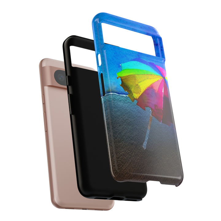 Cute Samsung Case | Cool Iphone Case | Summer Colorful Beach Parasol, Samsung S24, S23, S22, S21, IPhone 15 Case | Iphone 14 Case, Iphone 13 Case - Studio40ParkLane