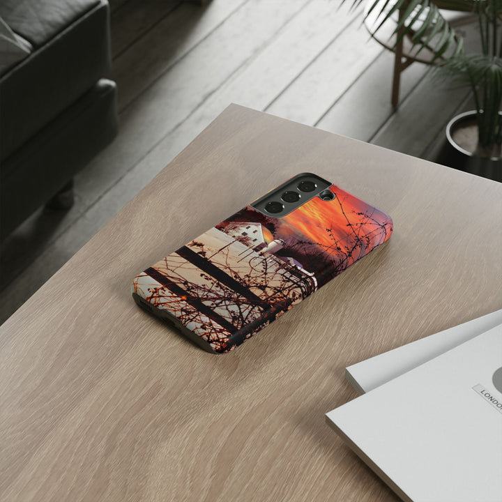 Impact Resistant, Winter Sunset Cute Phone Cases for Samsung S24, S23, S22, S21, IPhone 15 pro Iphone 14 pro Iphone 13 IPhone 12 Iphone 11 - Studio40ParkLane