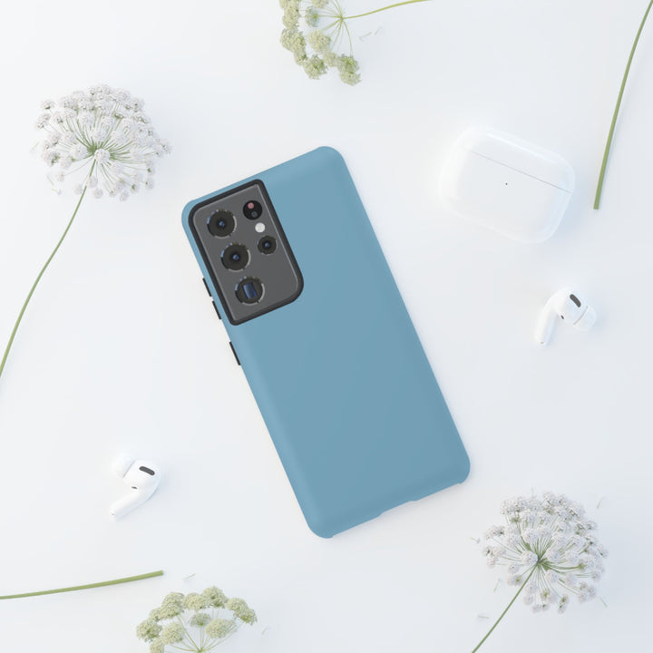 Premium Tough Sky Baby Blue Gift for Her Cute Phone Cases for Samsung S25 S24, S23, S22, S21, Iphone, 16, 15, 14, 13 Pro Max Ultra - Studio40ParkLane