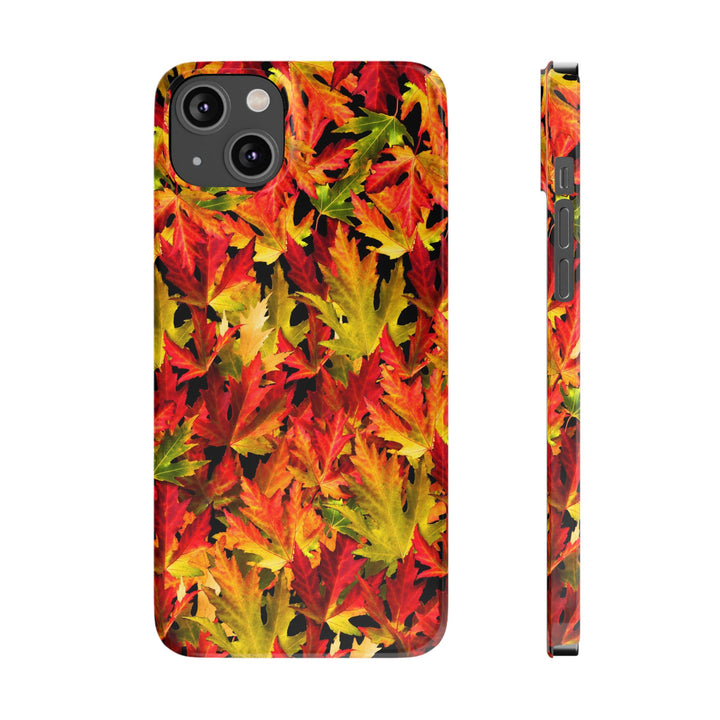 Slim Fall Leaves Slim Cute Phone Cases for Iphone | iPhone 15 Case | iPhone 15 Pro Max Case, Iphone 14, Iphone 14 Pro Max, Iphone 13 - Studio40ParkLane