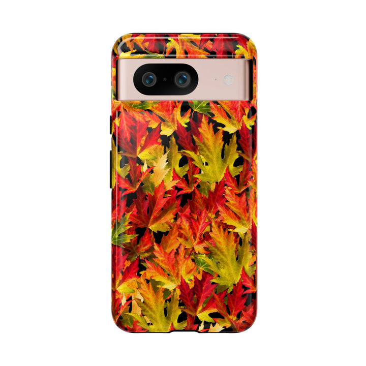 Fall Leaves Impact Resistant, Cute Phone Cases for Samsung S24, S23, S22, S21, IPhone 15 pro Iphone 14 pro Iphone 13 IPhone 12 Iphone 11 - Studio40ParkLane