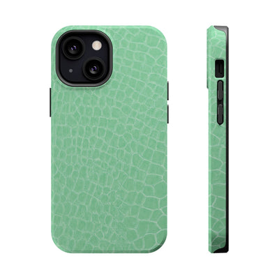 Non Leather Mint Color Pattern Magsafe Cute Phone Case for Iphone Gift for Her, | iPhone 15 Case | iPhone 15 Pro Max Case, Iphone 14, Iphone 14 Pro Max, Iphone 13, Iphone 16 - Studio40ParkLane