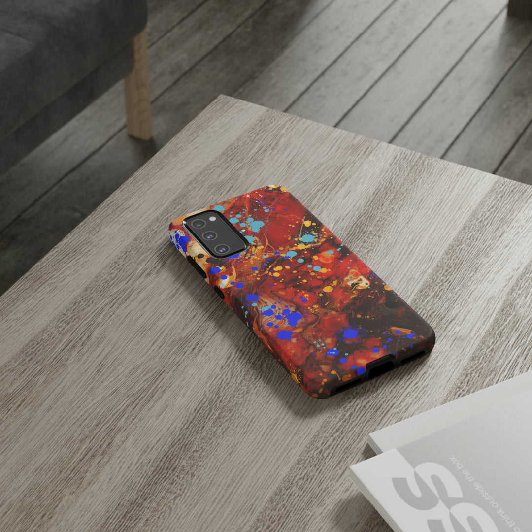 Cool Phone Case | Aesthetic Phone Case | Fall Colors Marble | For Samsung Galaxy S23, S22, S21, S20 | Luxury Double Layer | Cute - Studio40ParkLane