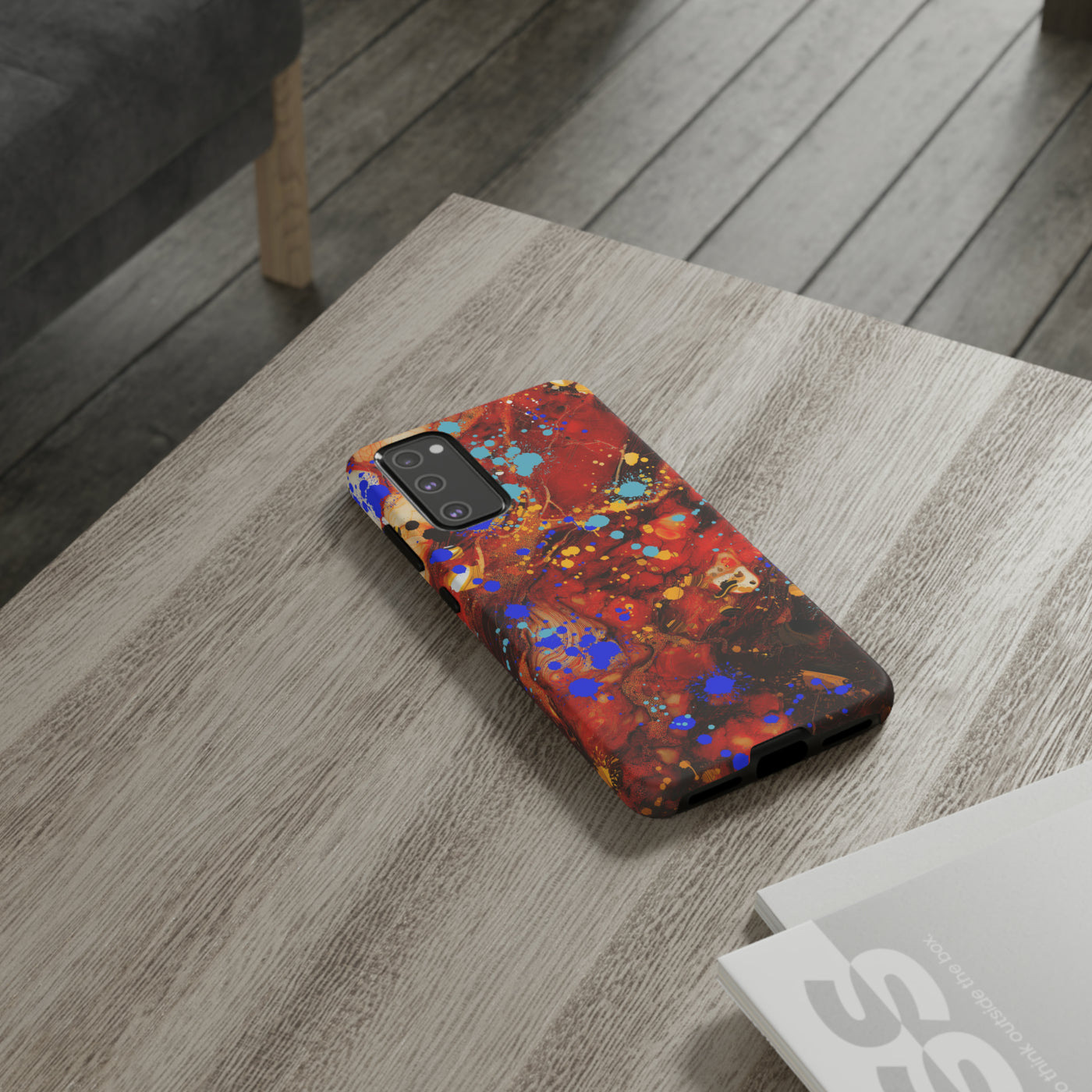 Cool Samsung Phone Case | Aesthetic Samsung Phone Case | Fall Colors Marble | Galaxy S23, S22, S21, S20 | Luxury Double Layer | Cute - Studio40ParkLane