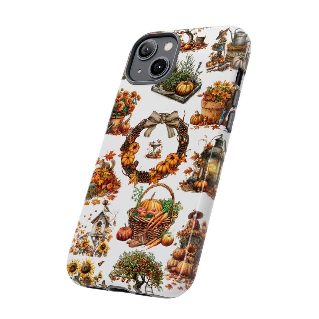 Impact Resistant, Fall Leaves Collage, Cute Phone Cases for Samsung S24, S23, S22, S21, IPhone 15 pro Iphone 14 pro Iphone 13 IPhone 12 Iphone 11 - Studio40ParkLane